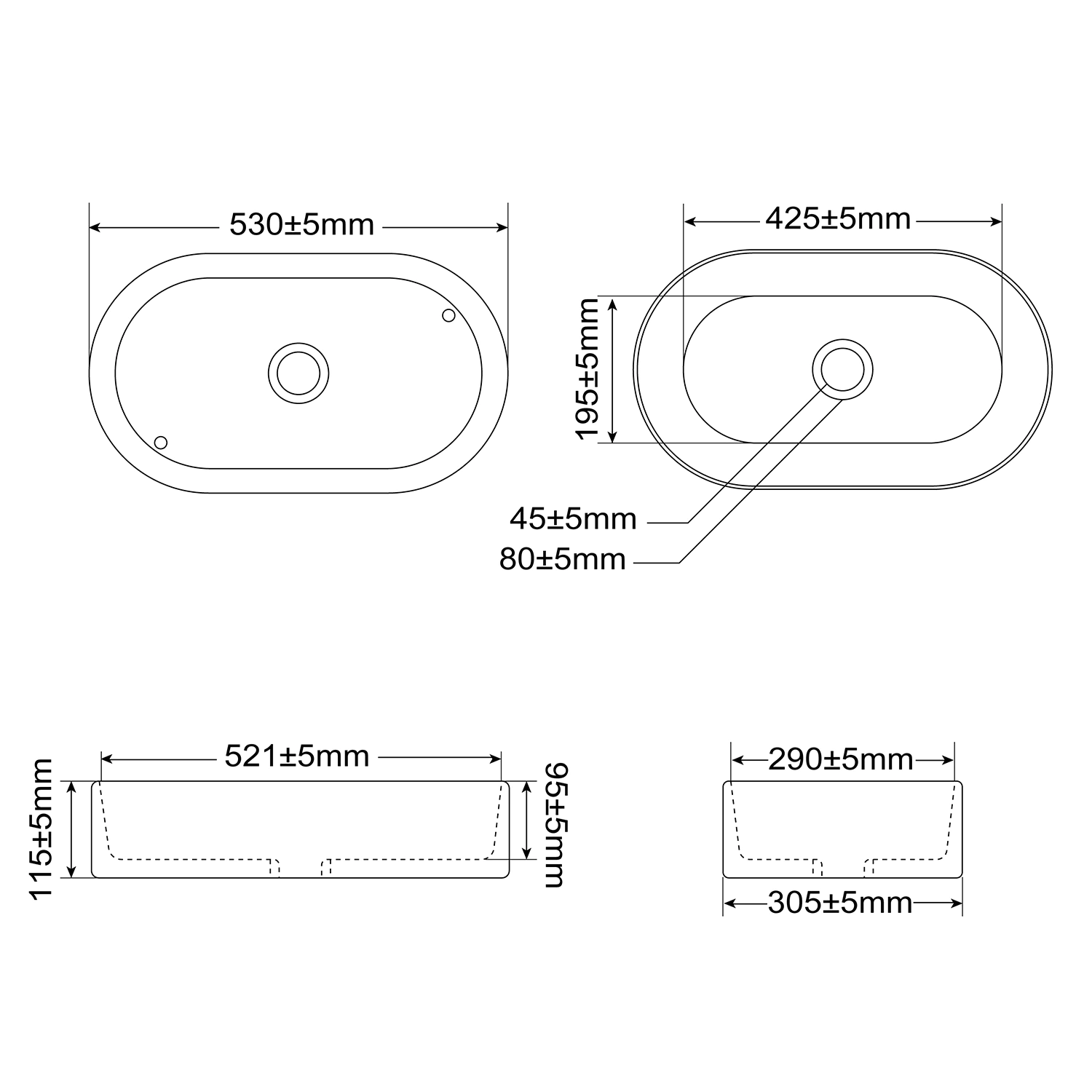 white oval bathroom sink 20 inches vessel sink 53 cm ceramic wash basin without overflow and faucet hole